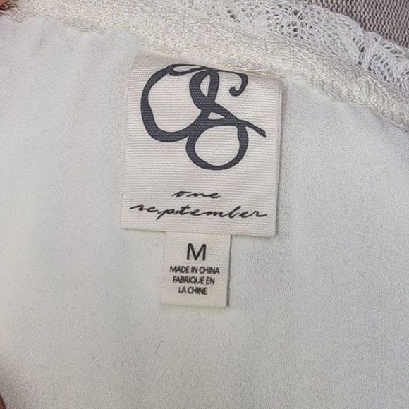 Anthropologie One September Women's White Sweater Size M - Picture 7 of 8